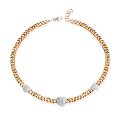 Col Choker 3 Cuori - Idea Brillante Napoli